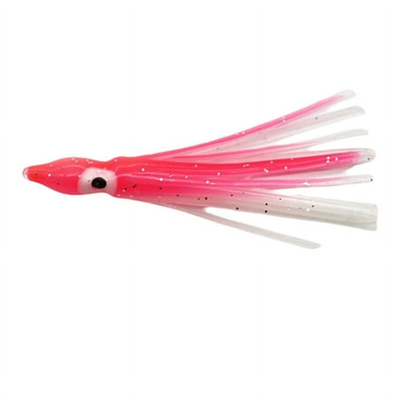 Symkmb Soft Octopus Bait 100mm Octopus Bait Squid Skirt Fishing Tackle Trolling Bait PVC Luminous Skirt Fishing Bait 005 pvc
