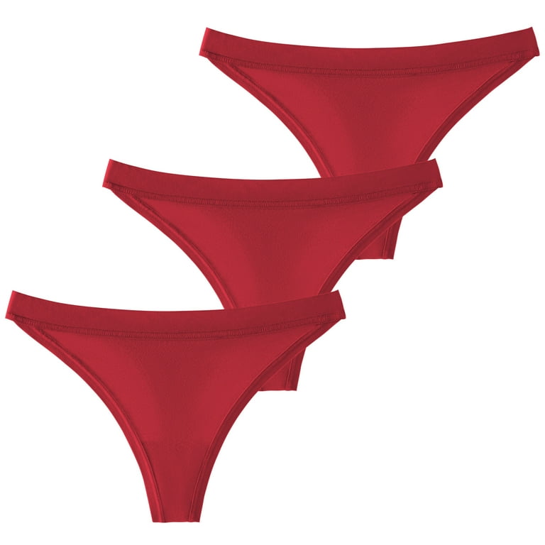 JDEFEG Bras for Women Underpants Patchwork Color Underwear Panties Bikini  Solid Womens Briefs Knickers Christmas Gift 3 Pieces Silk Underwear Women