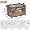 thumbnail image 4 of BZSMCE Collapsible Fabric Cube Storage Bins White Face Women Design Pattern Storage Box, 4 of 8