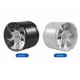 thumbnail image 3 of 150mm Extractor Fan, Smoke Extractor Duct Fan 600 m³/h Inline Pipe Fan with Base black, 3 of 9