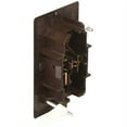 RV Designer S815 Dual Outlet with Cover Plate Brown