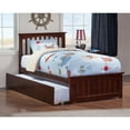 thumbnail image 7 of Mission Platform Bed with Matching Foot Board with Twin Size Urban Trundle Bed in, Multiple Colors and Sizes, 7 of 7