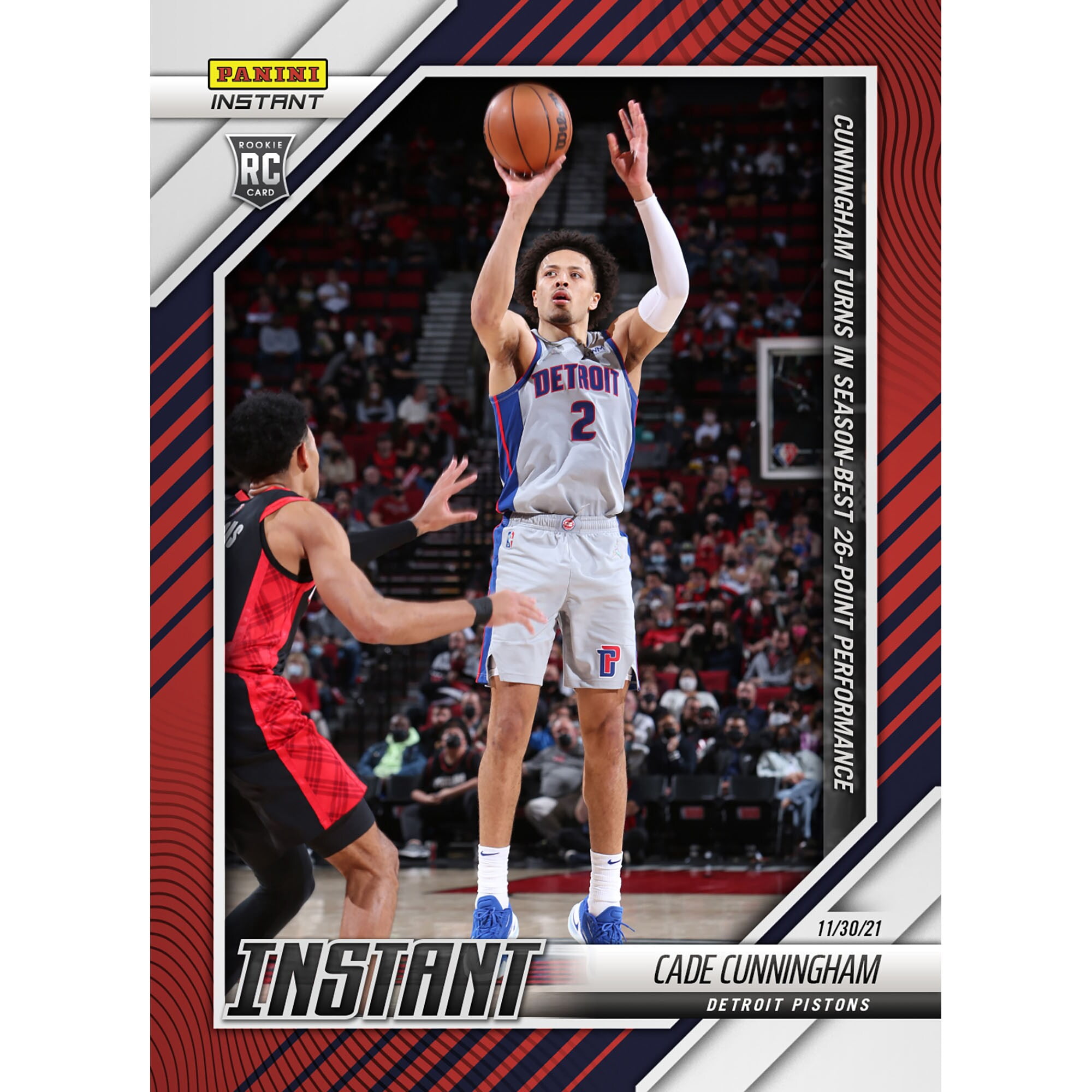 Trae Young Atlanta Hawks Fanatics Exclusive Parallel Panini Instant Young Pours in A Career-Best 56 Points Single Trading Card - Limited Edition of 99