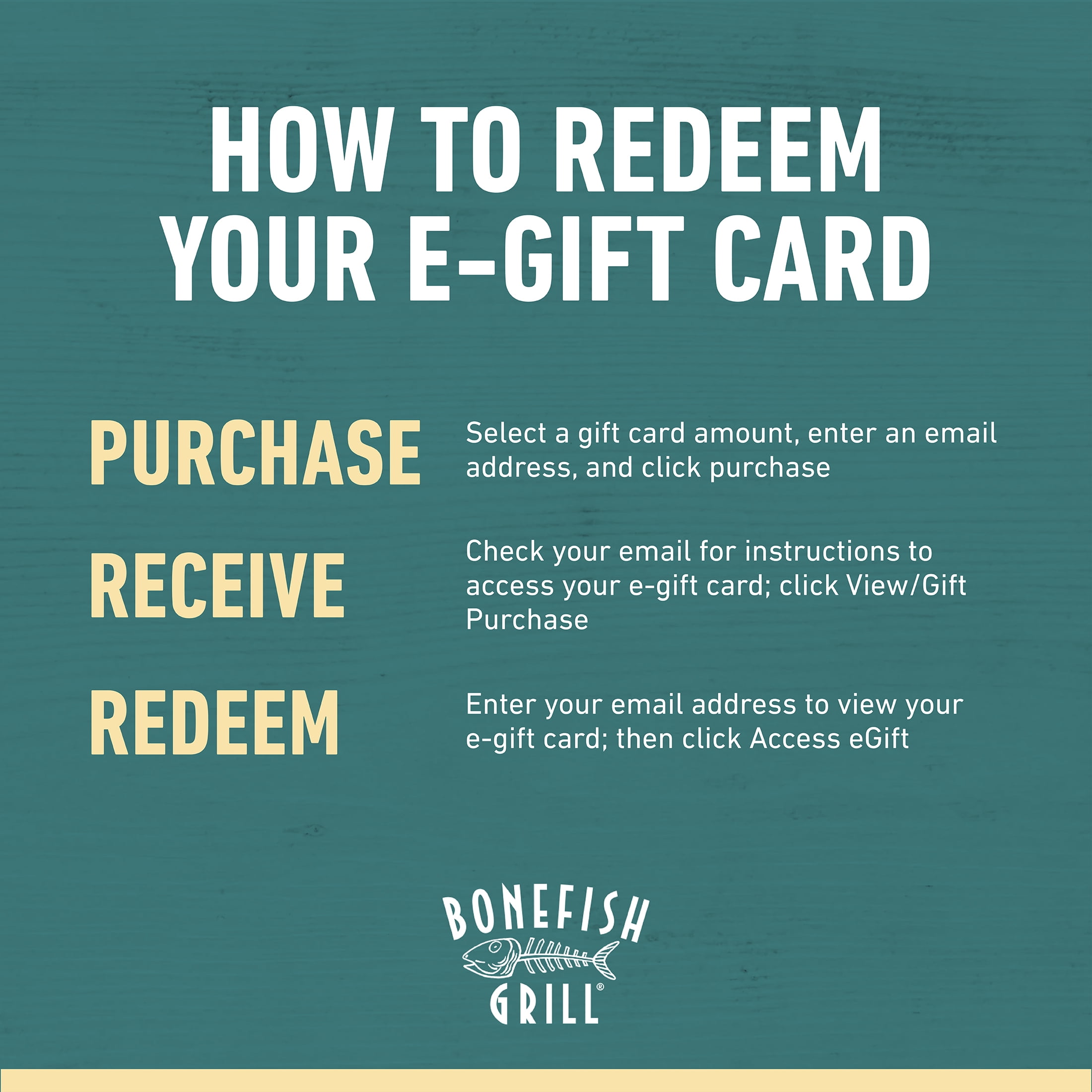 Bonefish Grill eGift Card [Email Delivery]