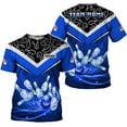 thumbnail image 6 of Custom 3D Bowling Shirts Personalized for Men and Women - Unique Team Shirt & Gifts for Bowling Lovers (Purple, M), 6 of 10