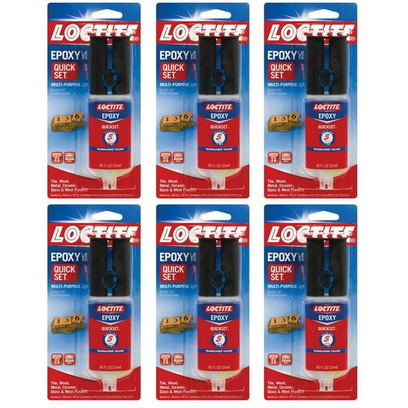 Loctite 1395391 Quick Set Epoxy - Set of 6