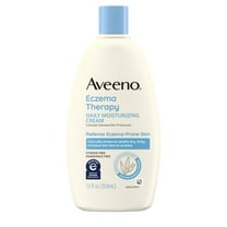 Aveeno Eczema Therapy Daily Soothing Body Cream, Steroid-Free Lotion, 12 oz