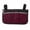 e, variant on Beach Chair Armrest Bag, Waterproof Beach Chair Hanging Storage Pouch Arm Rest Magazine Snack Bag with 4 Pockets for Camping Outdoors,Purple
