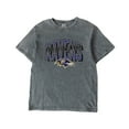 thumbnail image 6 of Women's Gameday Couture Gray Baltimore Ravens Peak Performance Oversized Snow Wash T-Shirt, 6 of 6