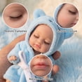 thumbnail image 3 of 1 Pcs 4 Inch Mini Baby Dolls Lifelike Realistic Baby Dolls Animal Clothes Cute Tiny Gifts for Kids Birthday Party, 3 of 5