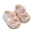 thumbnail image 1 of Liyamei Chaussures pour Bébés Filles Semelle Souple Princesse Robe de Mariage Mary Jane Nouveau-Né Espadrilles Légères Rouges 0-6 Mois, 1 of 5