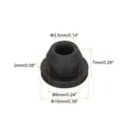 thumbnail image 2 of 20Pcs Snap Rubber Grommet Plug Mount Dia 6mm ID 3.5mm Seal Anti-Scratch for Electrical Box Cable Black, 2 of 6