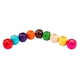 thumbnail image 3 of Color al azar artesanías cuentas de madera pulsera collar joyería DIY artesanía bolas de madera 300 piezas sidaley HA7560-00B, 3 of 6