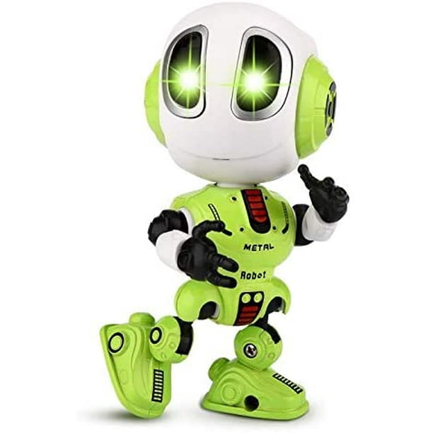 Robot de juguete para niños, robot parlante recargable para niño y