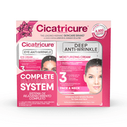 Cicatricure Complete Rejuvenating Skin Care System Gift Set with (1) Eye Anti-Wrinkle Cream & (1) Deep Anti-Wrinkle Moisturizing Cream,Value Pack of 2