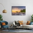thumbnail image 5 of HFDF Ruby Beach Canvas Wall Art Driftwood Coastal Pictures Wall Decor Rialto Beach Scenery Poster Nature Washington Landscape Prints Artwork for Living Room Office Home Decoration 14x11inch Framed, 5 of 6