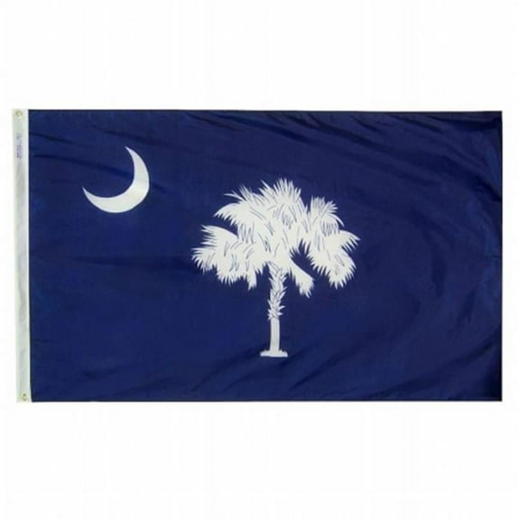 Annin Flagmakers 144860 3 ft. x 5 ft. Nyl-Glo South Carolina Flag