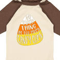 thumbnail image 4 of Inktastic Halloween No Such Thing as Too Much Candy Corn Boys or Girls Long Sleeve Baby Bodysuit, 4 of 5