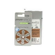 Power One Size 312 1.45V Zinc Air Mercury-Free Hearing Aid Batteries (300 pcs)