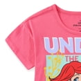 thumbnail image 5 of Disney Little Mermaid Ariel Short Sleeve T-Shirt and Shorts Set (Girls), 2 Piece Set, Sizes 2T-7, 5 of 7