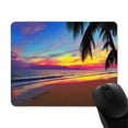 thumbnail image 2 of Small Mouse Pad, Mouse Pad, Thick Rubber Waterproof Mouse Mat, Cute Mousepad for Women Men Kids Mouse Laptops Keyboard Tray Home Office Travel, Blue Beach, 2 of 4