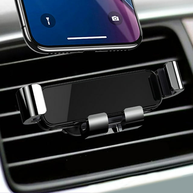 Puntoco Car Outlet Gravity Car Navigation Phone Holder Aluminum Alloy Gravity Car Phone Holder,Can Rotate At Any Anglereserve Charging Space