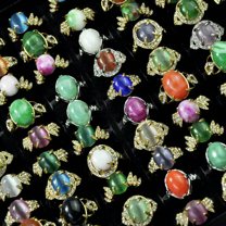 Wholesale 100pcs Mini Mixed Cat's Eye Stone Mushroom Hand Carved Wholesale 100pcs Mini Mixed Cat's Eye Stone Mushroom Hand Carved