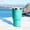Sky-blue, variant on Cancer Print 30oz Insulated Stainless Steel Tumbler with Lid and Telescopic Straw, Powder Coated Travel Mug, Vacuum Insulated Car Cup