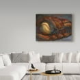 thumbnail image 3 of Trademark Fine Art 'Baseball And Mitt' Canvas Art by Hall Groat Ii, 3 of 3