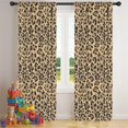 thumbnail image 5 of Blackout Kids Curtains,Brown and Black Leopard Print Childrens Insulated Curtains Set Of 2,Bedroom Essentials,Toddler Room Decor 42"x84", 5 of 5