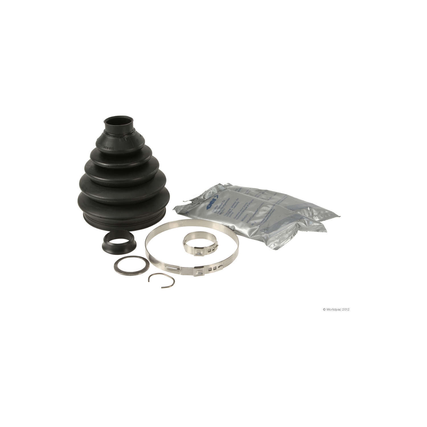 GKN Automotive w/ Clamps & Grease CV Boot Kit