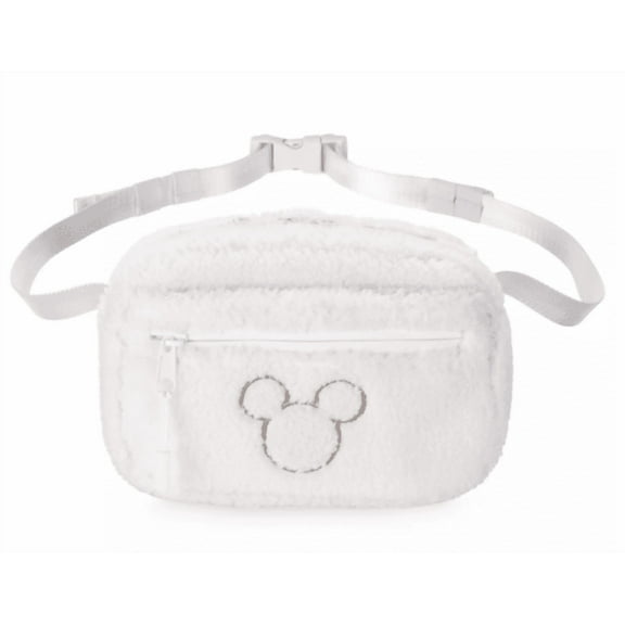Disney Parks Mickey Mouse Icon Fleece Belt Bag New With Tag