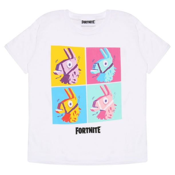 Fortnite Llama Pop Art Girls T-Shirt