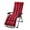Red, variant on YEERSWAG  Non Slip Padded Lounge Chaise Cushion with Ties, 67 in. x 21 in.  x 3 in. (Chair Not Included)