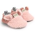 thumbnail image 2 of Baby Booties Faux Fur Sheep Shape Non-Slip Soft Sole Crib Shoes, 2 of 7