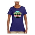 thumbnail image 2 of Wild Bobby, Pastel Color Hot Girl Summer, Streetwear, Women Graphic Tee, Purple, Medium, 2 of 4