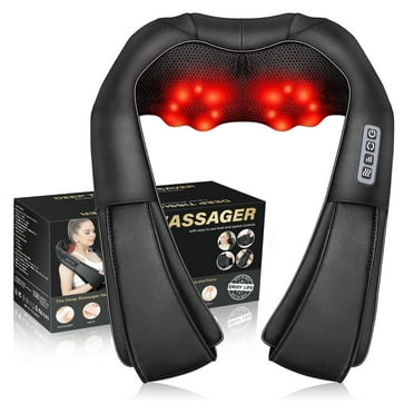 Ikristin Shiatsu Neck Shoulder and Back Massager with Heat, Cordless Shiatsu Shoulder,  Electric Deep Tissue 4D Kneading Massage, Best Gifts for Mother's Day and Father's Day