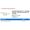 thumbnail image 2 of Intake Manifold Gasket Set - Compatible with 2005 - 2008 Mercury Mariner 2.3L 4-Cylinder 2006 2007, 2 of 2