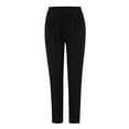 thumbnail image 4 of Lroveb Sequin Pants for Women, Womens Sparkly High Waisted Trousers, Ladies Casual Shining Slimming Versatile Pants Black, 4 of 8