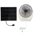 thumbnail image 1 of Ventilador Solar Portátil Hugtrwg con Panel y USB para Picnic Barbacoa Pesca Viajes, 1 of 9