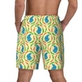 thumbnail image 2 of Lsque Mens Swim Trunks Blue Rabbit Pattern - Bathing Suit Compression Liner - Beach Swim Shorts Swimwear - (S-3XL) - Stretch Quick Dry -X-Large, 2 of 9