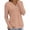 Watermelon Red, variant on Womens Long Sleeve V Neck Henley Shirts Hooded Pullover with Thumb Holes, Summer Casual Athletic Running Hiking Tops Quick Dry Workout Clothes with Kangaroo Pocket