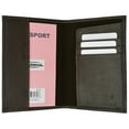 thumbnail image 6 of Premium Leather United States Passport Holder Card Holder Golden Print Emblem P 601 USA (C) Brown, 6 of 7