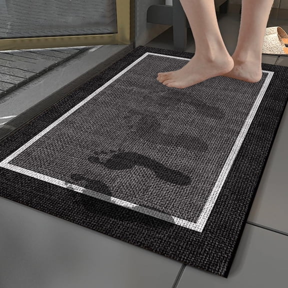 Diatomite Bath Mat, Super Absorbent Floor Mat, Quick-Dry Non-Slip Backing, for Bathroom Shower and Sink Areas, Household Essentials
