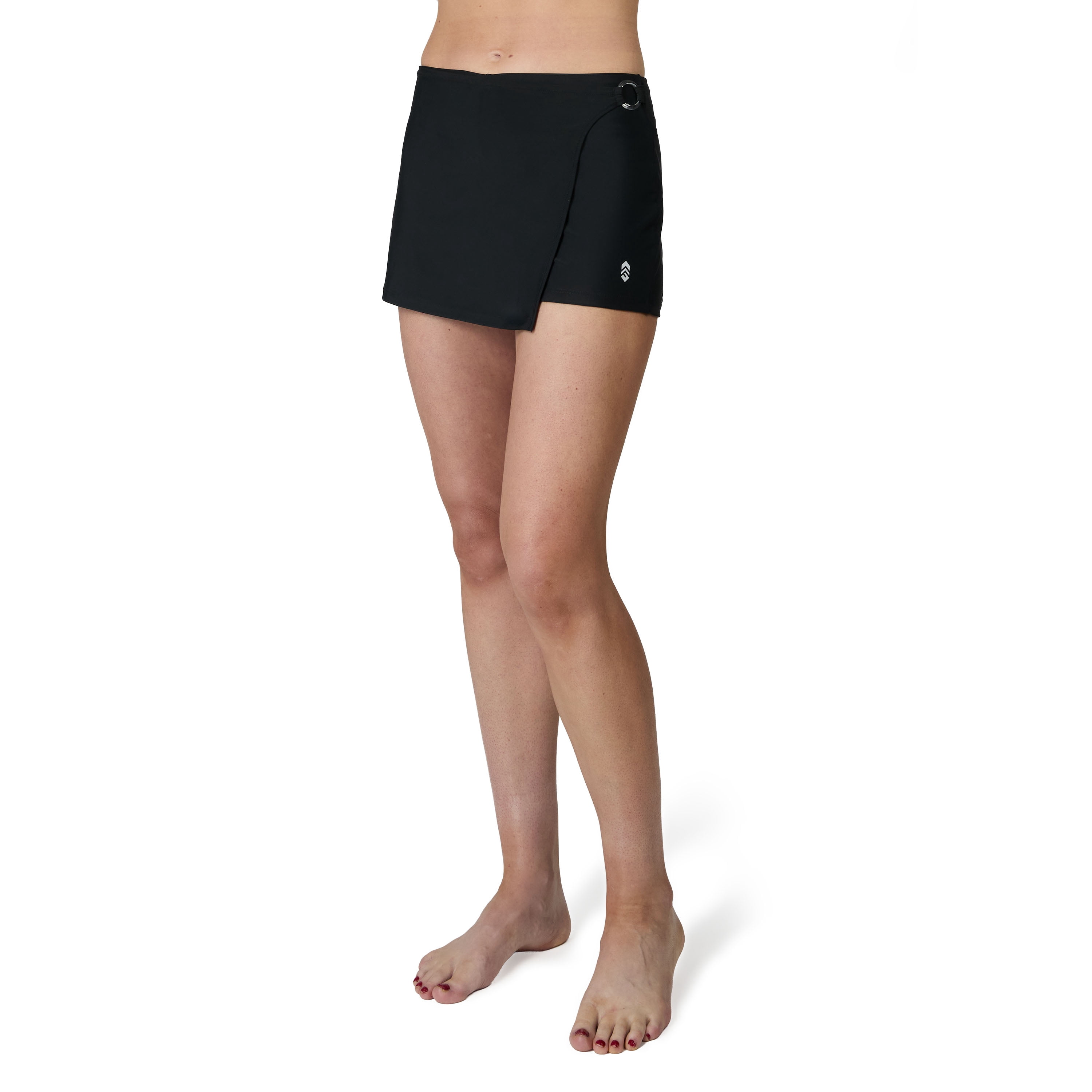 Free Country Women's Fully Lined Swim Skort Black XS