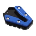 thumbnail image 2 of Zorion Motorcycle Kickstand Plate, Motorcycle Stand Pad, Enlarged Bottom Foot Extension Blue, 2 of 9