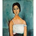 thumbnail image 2 of Amedeo Modigliani 20x23 Gold Ornate Framed and Double Matted Museum Art Print Titled - Christina, 2 of 4