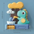 thumbnail image 3 of Juguetes de Baño para Bebés BuyWeek con Cascada de Dinosaurios Material ABS, 3 of 11