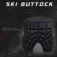 thumbnail image 2 of 3D Protection Hip Butt EVA Paded Short Pants Protective Gear Guard Impact Pad Ski Ice Skating Snowboard Black, 2 of 6