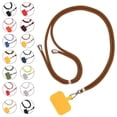 thumbnail image 2 of Mobile Phone Neck Rope Adjustable Metal Snap Buckle Anti-lost Holder Lanyard with Adhesive Card Outdoor Travel Hiking B, 2 of 5